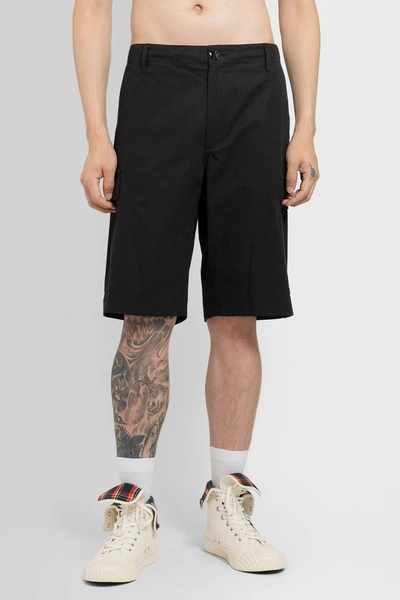 Shop Kenzo Man Black Shorts