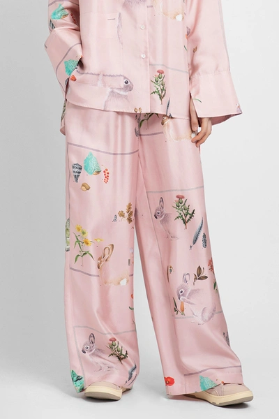 Shop Lanvin Woman Pink Trousers
