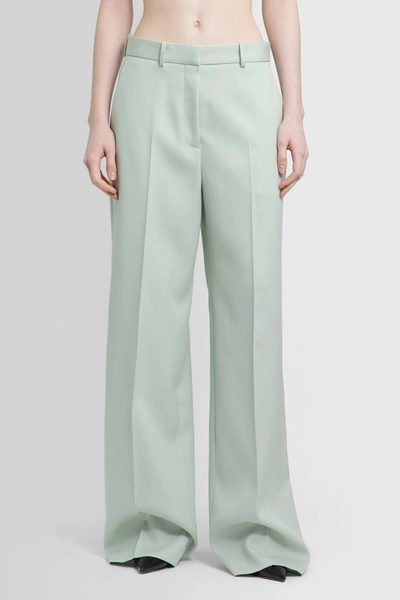 Shop Lanvin Woman Green Trousers