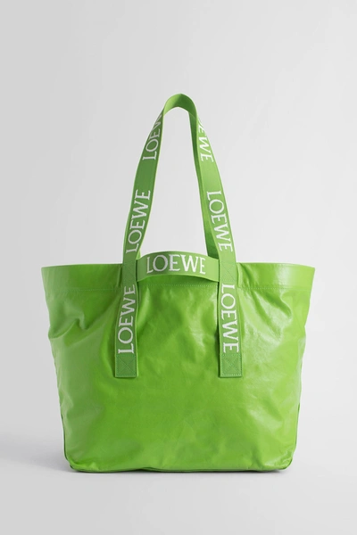 Shop Loewe Unisex Green Tote Bags