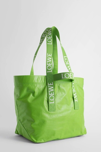 Shop Loewe Unisex Green Tote Bags