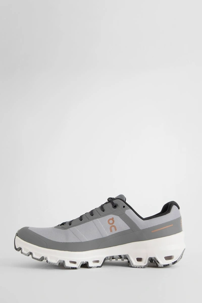 Loewe On Cloudventure Shell-trimmed Mesh Sneakers In Grey