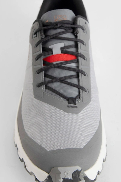 Loewe On Cloudventure Shell-trimmed Mesh Sneakers In Grey