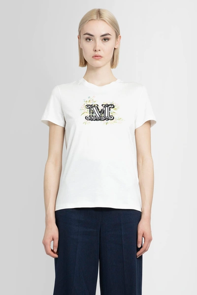 Shop Max Mara Woman White T-shirts