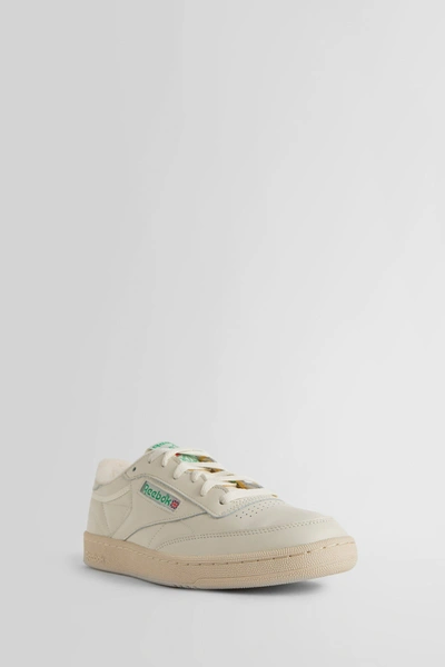 Shop Reebok Man Off-white Sneakers