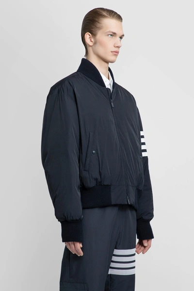 Thom Browne Man Blue Jackets In Blue