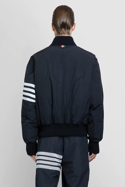 Thom Browne Man Blue Jackets In Blue