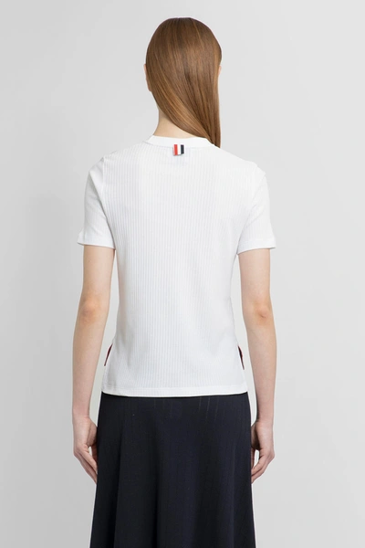 Shop Thom Browne Woman White T-shirts