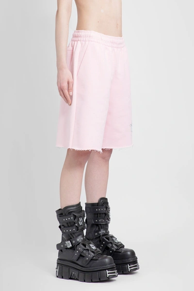 Shop Vetements Woman Pink Shorts