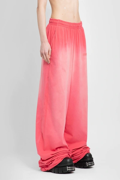 Shop Vetements Woman Pink Trousers