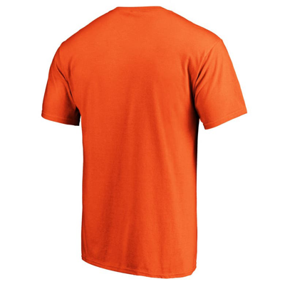 Shop Fanatics Branded Orange New York Mets Official Logo T-shirt