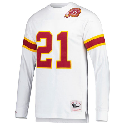 Shop Mitchell & Ness Sean Taylor White Washington Commanders Retired Player Name & Number Long Sleeve Top