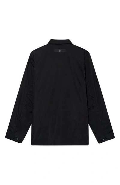 Shop Alpha Industries Cargo Pocket Shirt Jacket In Black