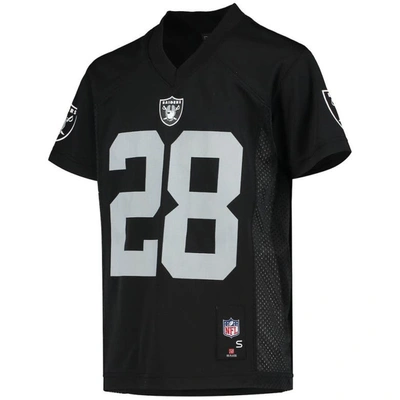 Outerstuff Preschool Josh Jacobs Black Las Vegas Raiders Replica Player Jersey