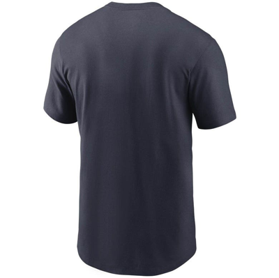 Shop Nike Navy Houston Texans Team Wordmark T-shirt