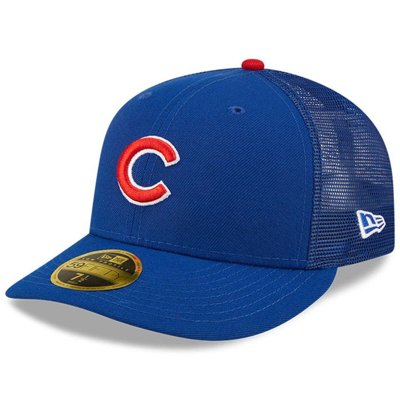 Shop New Era Royal Chicago Cubs Authentic Collection Mesh Back Low Profile 59fifty Fitted Hat