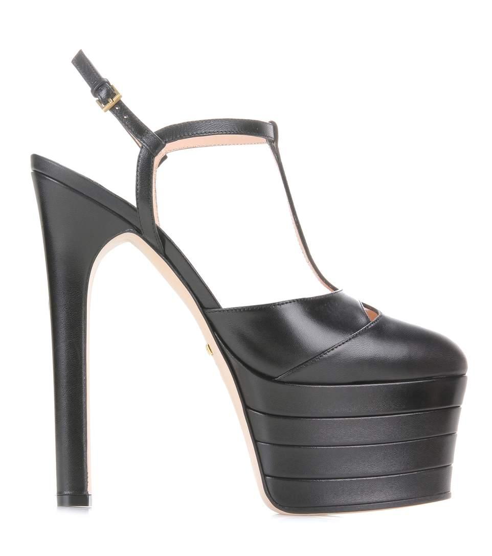 gucci angel platform pump