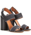 GIVENCHY EDGY DENIM SANDALS,P00178212