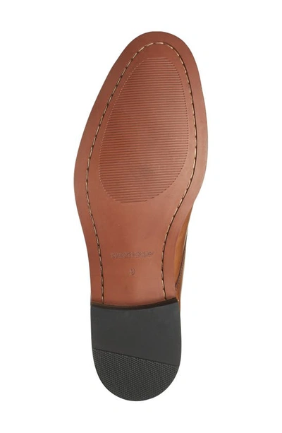 Winthrop Crescent Leather Derby In Cognac