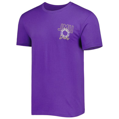 Shop Image One Purple James Madison Dukes Through The Years T-shirt