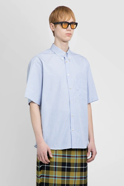 Shop Gucci Man Blue Shirts