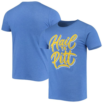 Shop Homefield Heathered Royal Pitt Panthers Vintage Heathered Royalhail To Pitt T-shirt In Heather Royal