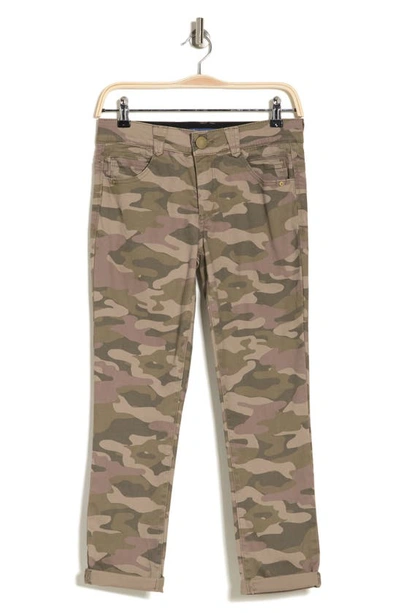 Shop Democracy Ab Solution Camo Cropped Jeans In Smokey Caper