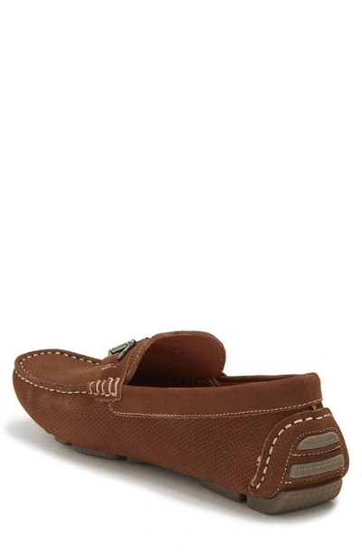 Winthrop Naples Horsebit Loafer In Brown Nubuck