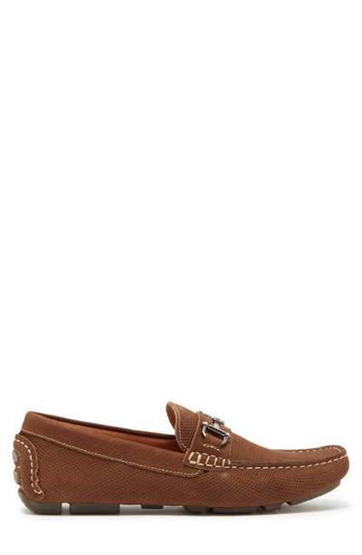 Winthrop Naples Horsebit Loafer In Brown Nubuck