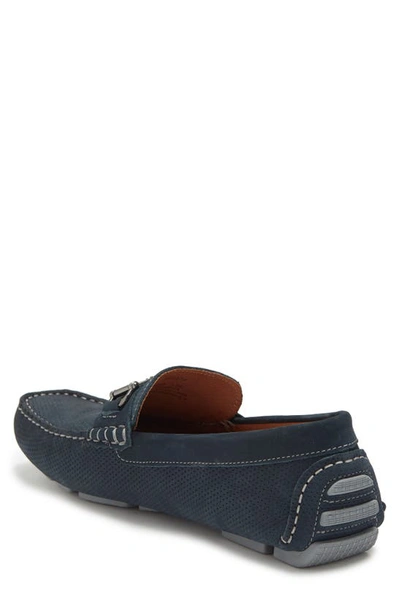 Winthrop Naples Horsebit Loafer In Navy Nubuck