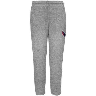 Shop Outerstuff Toddler Red/heathered Gray Washington Capitals Fan Flare Pullover Hoodie & Pants Set