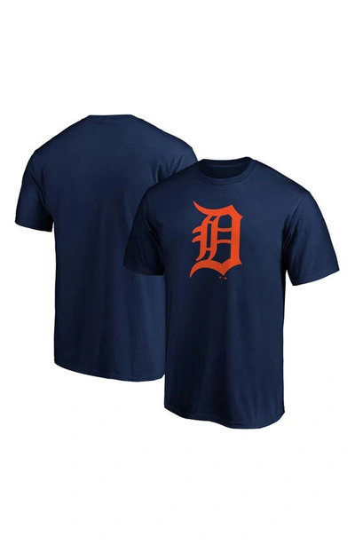 Shop Fanatics Branded Navy Detroit Tigers Official Logo T-shirt