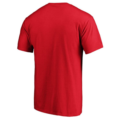 Shop Fanatics Branded Red Washington Nationals Official Logo T-shirt