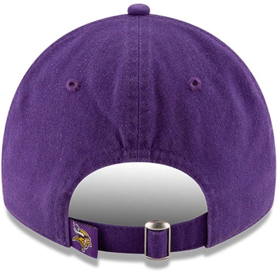Shop New Era Purple Minnesota Vikings Core Classic Primary 9twenty Adjustable Hat