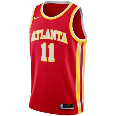 Shop Nike Trae Young Red Atlanta Hawks Swingman Jersey