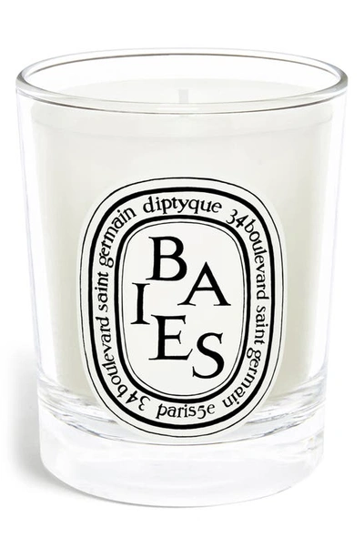 Shop Diptyque Baies (berries) Scented Candle, 6.5 oz In Clear Vessel