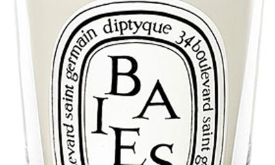 Shop Diptyque Baies (berries) Scented Candle, 6.5 oz In Clear Vessel