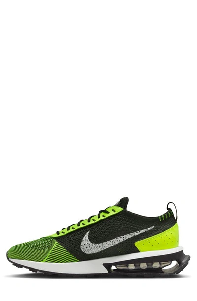 Shop Nike Air Max Flyknit Racer Sneaker In Volt/ Black/ White/ Sequoia