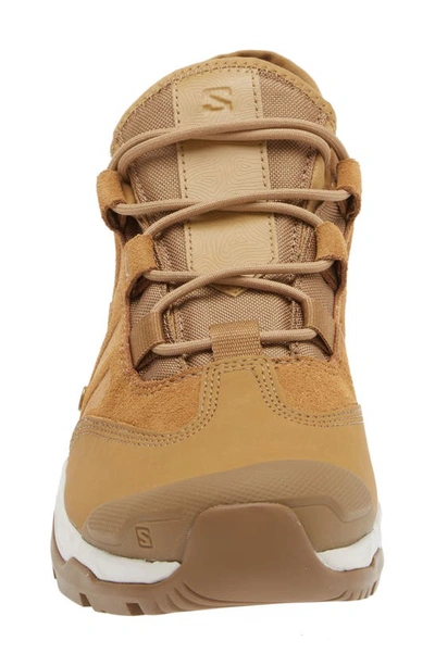Shop Salomon Jungle Ultra Low Advanced Sneaker In Dull Gold/ Kangaroo/ Safari