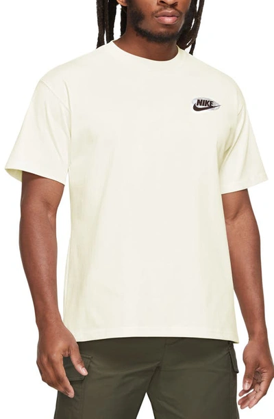 Shop Nike Heavy Weight Cotton Graphic T-shirt In Sail