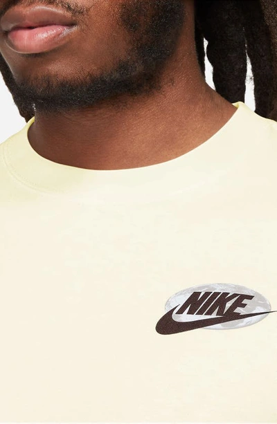 Shop Nike Heavy Weight Cotton Graphic T-shirt In Sail