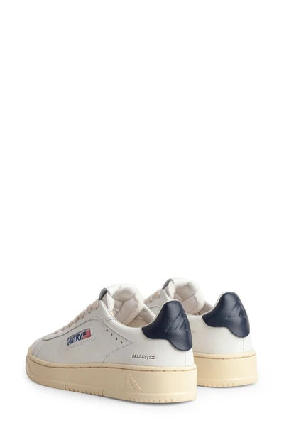 Shop Autry Dallas Low Top Sneaker In Leather White