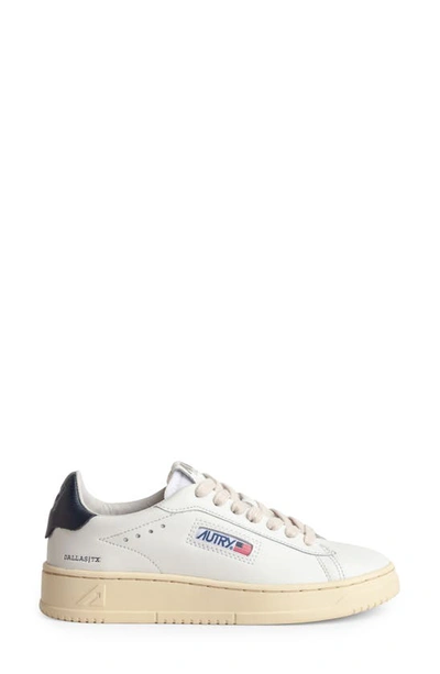 Shop Autry Dallas Low Top Sneaker In Leather White