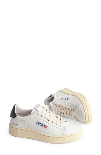 Shop Autry Dallas Low Top Sneaker In Leather White
