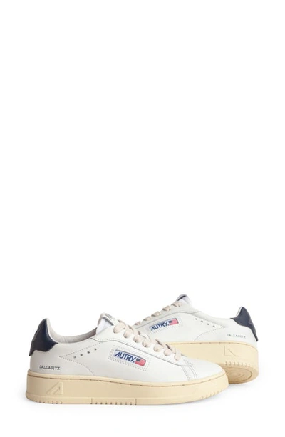 Shop Autry Dallas Low Top Sneaker In Leather White