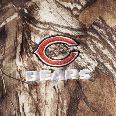 Dunbrooke Realtree Camo Chicago Bears Circle Champion Tech Fleece Pullover Hoodie In Realtree Camo