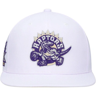 Shop Mitchell & Ness White Toronto Raptors Hardwood Classics Soul Snapback Hat