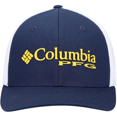 Shop Columbia Youth  Navy West Virginia Mountaineers Collegiate Pfg Snapback Hat