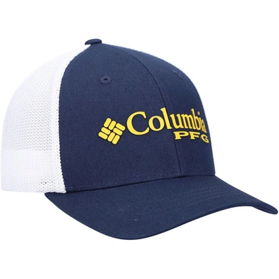 Shop Columbia Youth  Navy West Virginia Mountaineers Collegiate Pfg Snapback Hat