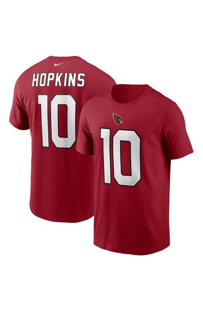 Shop Nike Deandre Hopkins Cardinal Arizona Cardinals Player Name & Number T-shirt